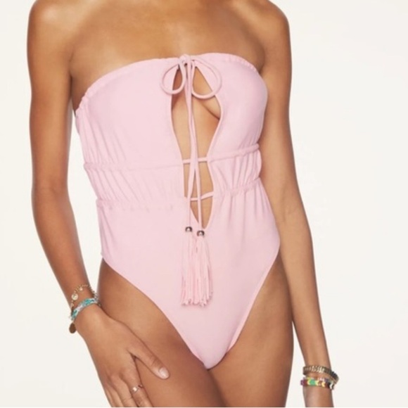 Ramy Brook Other - RAMY BROOK Marta
Strapless One Piece Swimsuit
In Seashell Pink